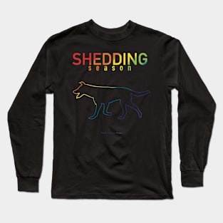 Shedding season (d/r) Long Sleeve T-Shirt